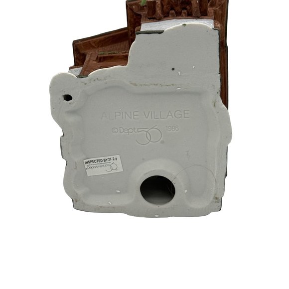 Department 56 House Besson Bierkeller Porcelain Alpine Village Series 65404 - Picture 7 of 7